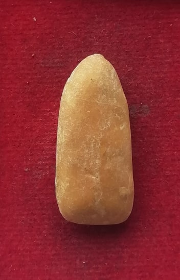 พระสิวลีเนื้อผงน้ำมัน  พิมพ์มีย่าม หลวงพ่อกวย วัดโฆสิตาราม#2