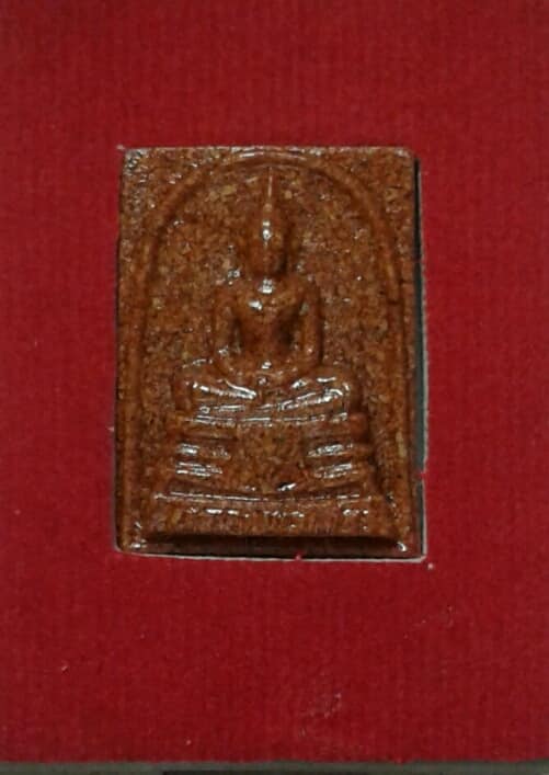 หลวงพ่อโสธร เนื้อหลังคาโบสถ์ องค์เท่าสมเด็จคะแนน +กล่อง 