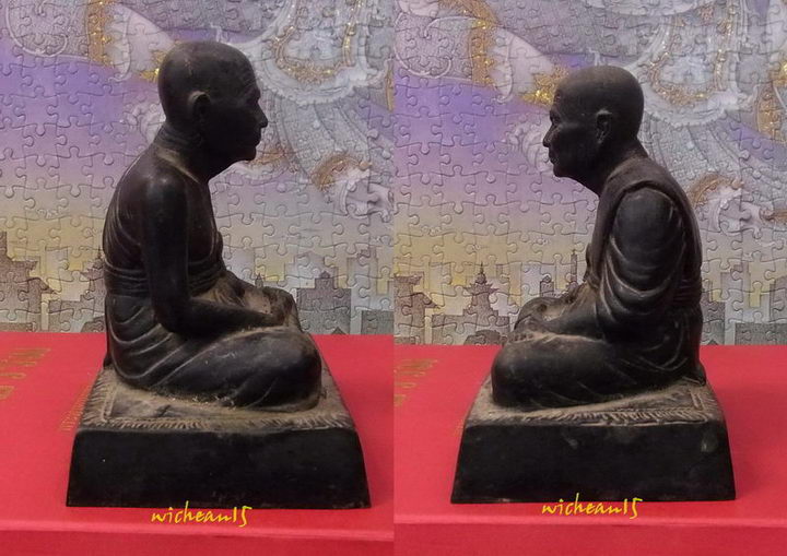 พระบูชา หน้าตัก 3.2 นิ้ว หลวปู่ทวด วัดช้างให้ อ.โคกโพธิ์ จ.ปัตตานี สร้างปี 2530