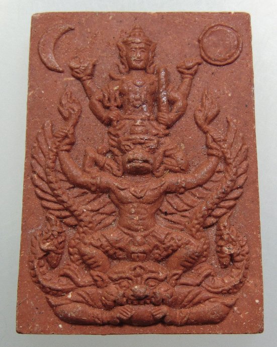 ๒๐ พระนารายณ์ทรงครุฑประทับบนพระราหู  ลพ จอน วัดบุญฤทธิ์ จ นครราชสีมา