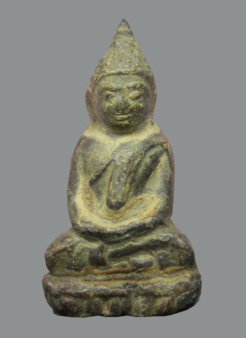 พระรัตนะ (แก้บน) เนื้อชินสนิมแดง องค์ที่ 1