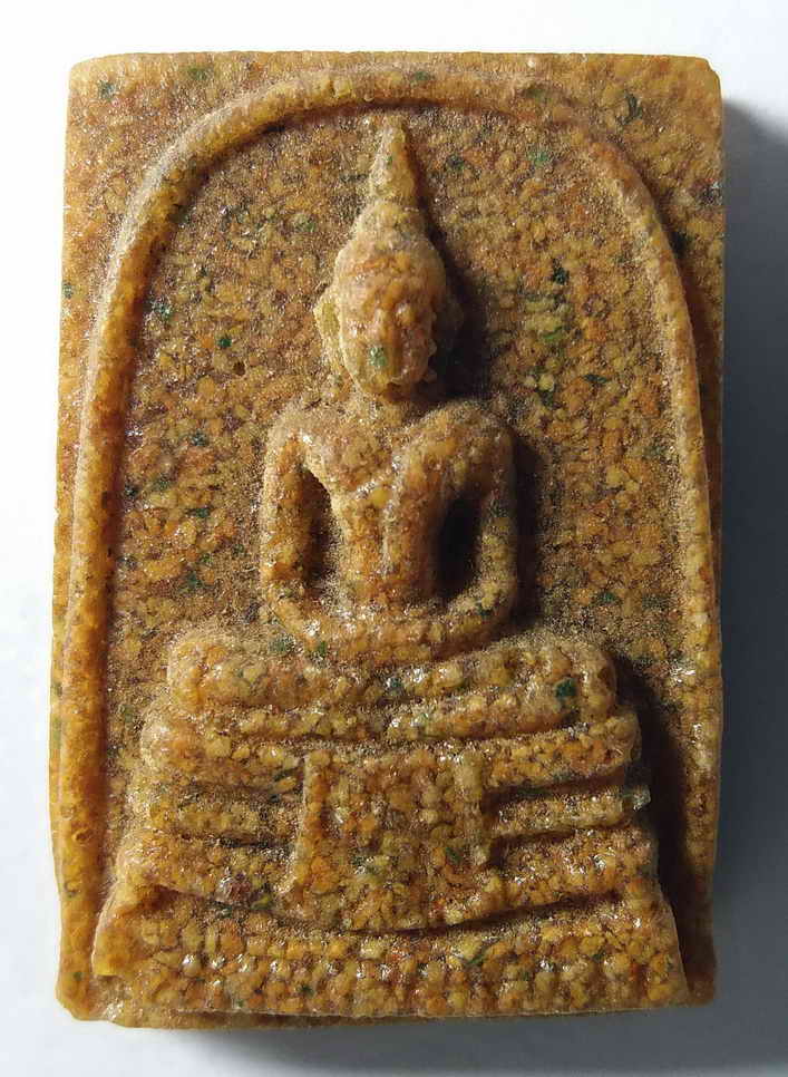 30 บาท หลวงพ่อโสธรเนื้อกระเบื้องหลังคาโบสถ์ วัดโสธรวรารามวรวิหาร พิมพ์ใหญ่หน้าพระประธานเล็ก 