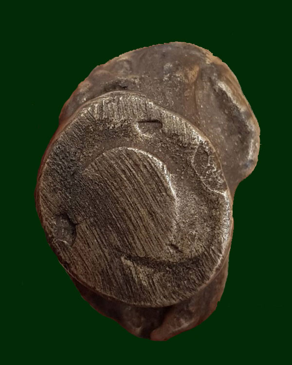 พระปิดตา เนื้อสำริดขันลงหิน ศิลป์สายใต้