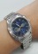 นาฬิกา SEIKO ของแท้ โครโนกราฟ หน้าฟ้า เข็มโครโนเหลือง 100M Water Resist