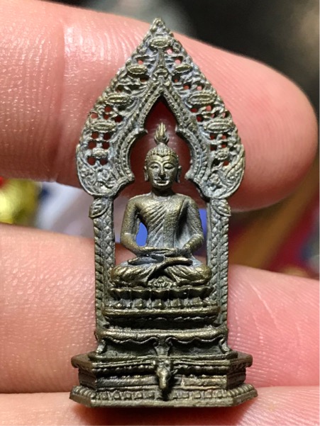 2 องค์ เนื้อเงิน กับ ทองเหลือง พระนิรันตราย วัดนิเวศธรรมประวัติ อยุธยา