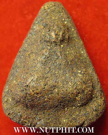 ชุด 3 องค์พระปิดตายุคแรก พิมพ์หยดน้ำ เนื้อเกสรผสมชานหมาก ลพ.คำพัน ปี 16 หายากมาก*216