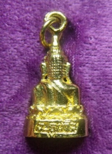 **วัดใจ**หลวงพ่อพระทอง (หลวงพ่อผุด) วัดพระทอง อ.ถลาง จ.ภูเก็ต**กะไหล่ทอง พร้อมกล่องเดิม