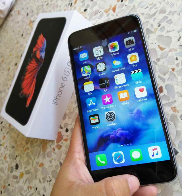 iPhone 6s Plus 32GB (Space Grey) เครื่องศูนย์ AIS เคาะเดียวแดง