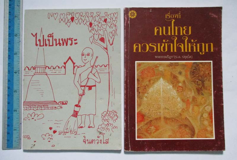 หนังสือไปเป็นพระ + เรื้องที่คนไทยควรเข้าใจให้ถูก + หนังแถม1เล่ม