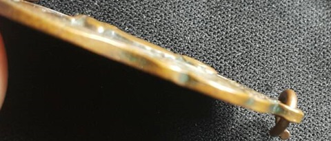 เหรียญเสมาหลังยันต์ตรี หลวงปู่โต๊ะ วัดประดู่ฉิมพลี ปี 2517 เนื้อทองแดง