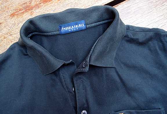 เสื้อโปโลคอปกสีดำ Arnold Palmer Golf ของแท้ แบรนด์นักกอลฟ์ดัง อาร์โนลด์ พาลม์เมอร์ ของใหม่ตัวสองพัน