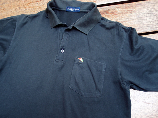 เสื้อโปโลคอปกสีดำ Arnold Palmer Golf ของแท้ แบรนด์นักกอลฟ์ดัง อาร์โนลด์ พาลม์เมอร์ ของใหม่ตัวสองพัน