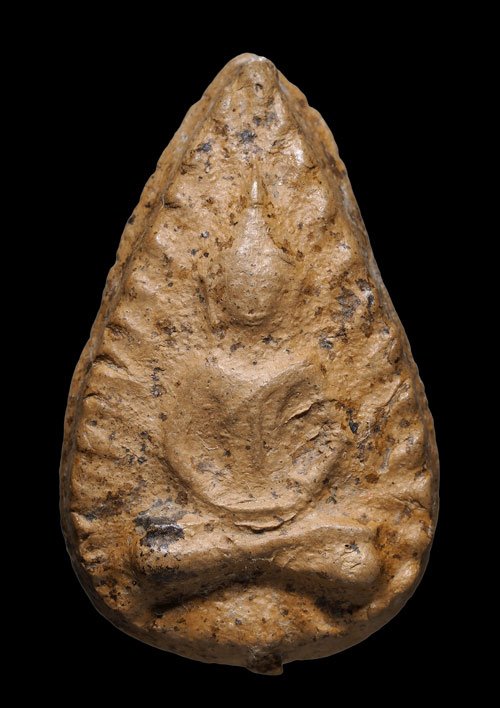 ถูกสุด สะดุดใจ...พระกลีบบัว กรุวัดลิงขบ กทม. ปี 2410 เนื้อดิน สวย มีหน้าตา