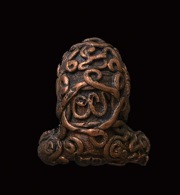 พระปิดตายันต์ยุ่งรุ่นแรก พระอาจารย์นะดี วัดเนินสาธารณ์ นวะโลหะ