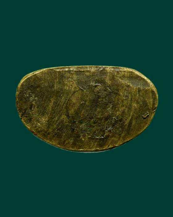 รูปหล่ออุดกริ่ง หลวงพ่อเงิน วัดมูลเหล็ก ปี 2515  พิมพ์ฐานกว้าง