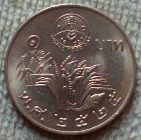 เหรียญ 1 บาท วันอาหารโลก