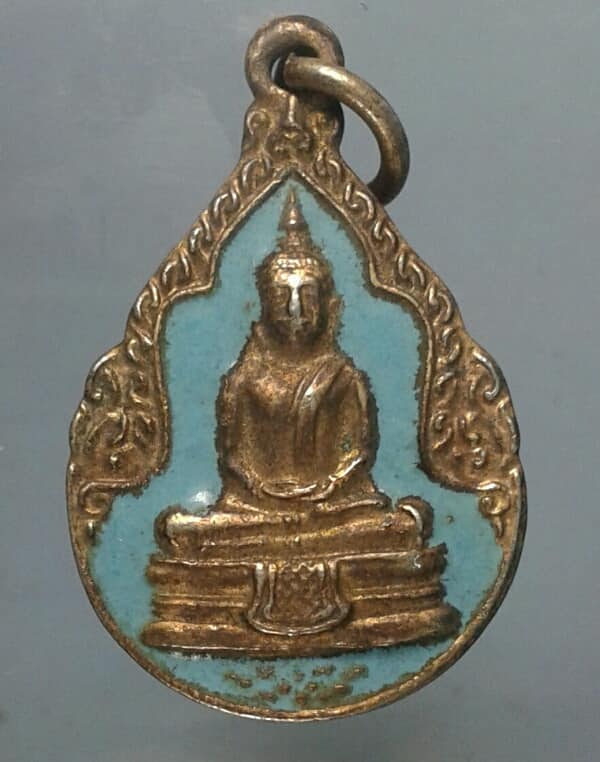 เหรียญหลวงพ่อโสธร กะไหล่ทองลงยา   เคาะเดียวครับ 