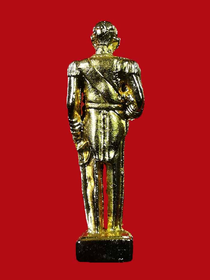 รูปหล่อกรมหลวงชุมพร จัดสร้างโดยที่ว่าการอำเภอทุ่งตะโก จ.ชุมพร ปี 20 เนื้อกะไหล่ทอง พร้อมกล่องเดิม