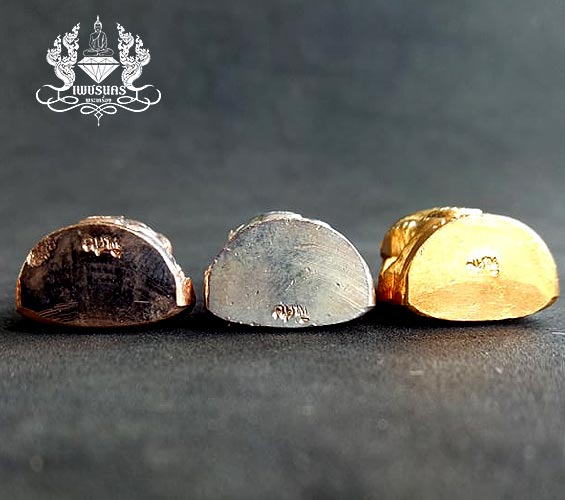 ชุด 3 องค์หลวงพ่อคูณ วัดบ้านไร่ ปี2556 รุ่นปาฏิหาริย์ EOD แยกชุดของขวัญ พิมพ์ลอยองค์ปั๊ม 