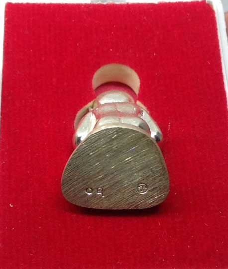 พระอุเชนทร์ เนื้อเงิน หลวงปู่อิ่ม ปัญญาวุโร วัดทุ่งนาใหม่ จ.นครศรีธรรมราช สร้างน้อย