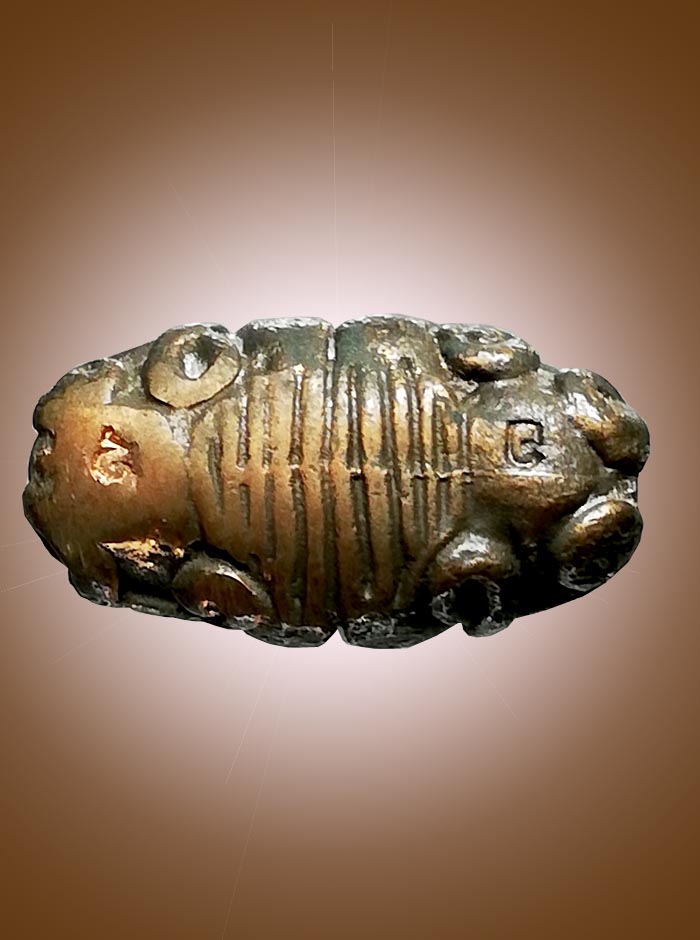 พระปิดตายันต์น่องสองหน้า(นวะ)หลวงพ่ออุ้นวัดตาลกงปี47