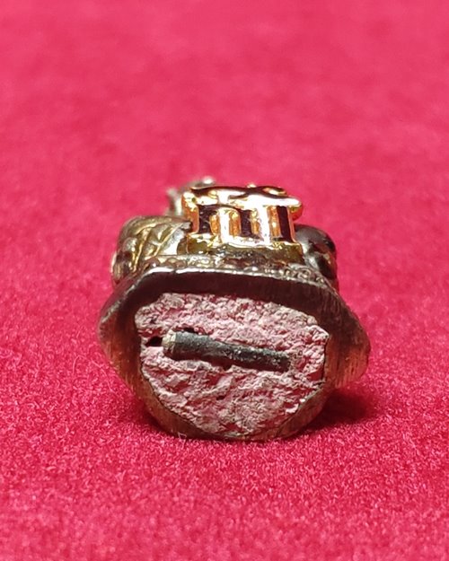 รูปหล่อพระยูไลเนื้อเงินรุ่น๑ ฉลอง130ปี หลังตอกโค๊ต วัดเล่งเน่ยยี่(วัดมังกร) อุดผงไวโรจน์ฝังตะกรุด