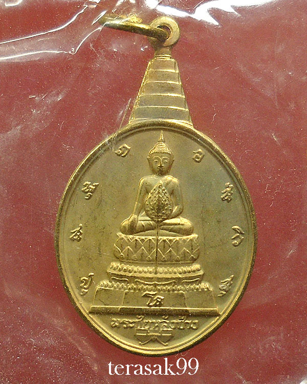 เหรียญพระชัยหลังช้าง ภปร. ปี2530 ซองเดิมๆจากวัด ราคาเบาๆ(10)