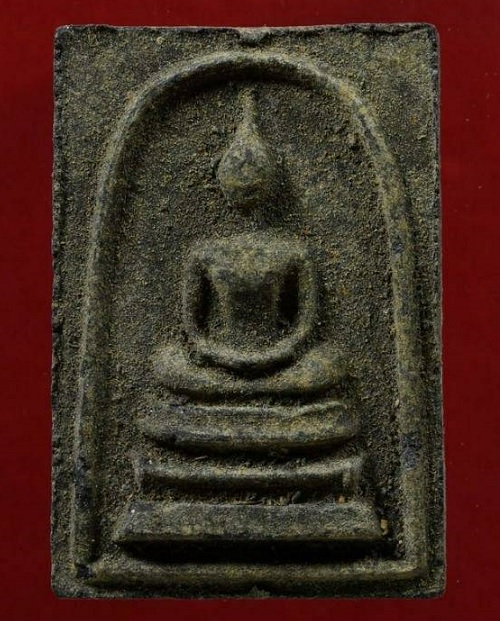 พระสมเด็จหลังพระสีวลี พิมพ์ใหญ่ เอวใหญ่ เนื้อใบลาน หลวงพ่อกวย วัดโฆษิตาราม ปี15...เคาะเดียวแดง...