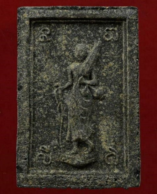 พระสมเด็จหลังพระสีวลี พิมพ์ใหญ่ เอวใหญ่ เนื้อใบลาน หลวงพ่อกวย วัดโฆษิตาราม ปี15...เคาะเดียวแดง...