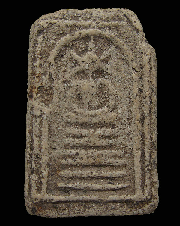 พระสมเด็จวัดเกศไชโย พิมพ์ 6 ชั้น อกตัน นอกพิมพ์หรือพิมพ์ตลก วัดไชโยวรวิหาร จ.อ่างทอง