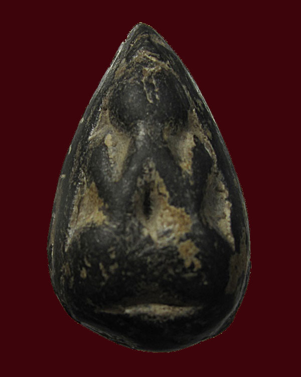 พระปิดตาพิชัย พิมพ์ 2 หน้า มีจาร จ.อยุธยา