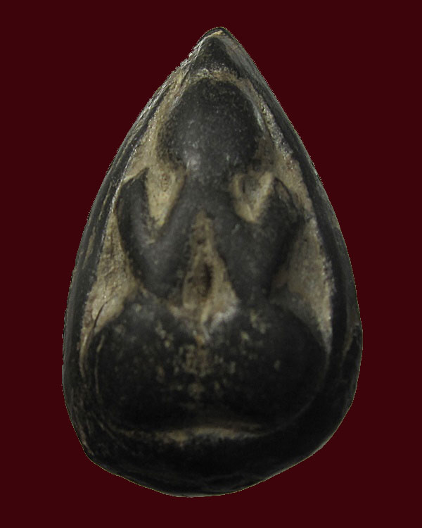 พระปิดตาพิชัย พิมพ์ 2 หน้า มีจาร จ.อยุธยา