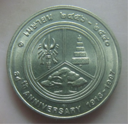 **วัดใจ**เหรียญที่ระลึกรัชกาลที่ ๖ พระราชทานกำเนิดธนาคารออมสิน ครบรอบ ๘๔ ปี ๑ เมษายน ๒๔๕๖-๒๕๔๐**