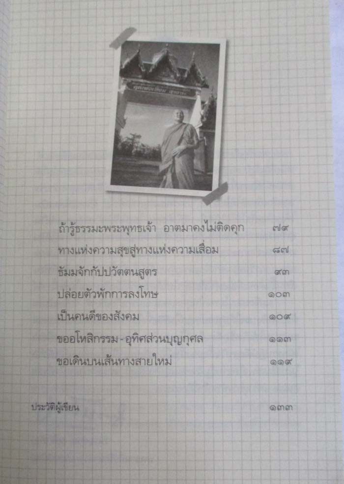 หนังสือ ถ้ารู้ธรรมะพระพุทธเจ้าอาตมาคงไม่ติดคุก