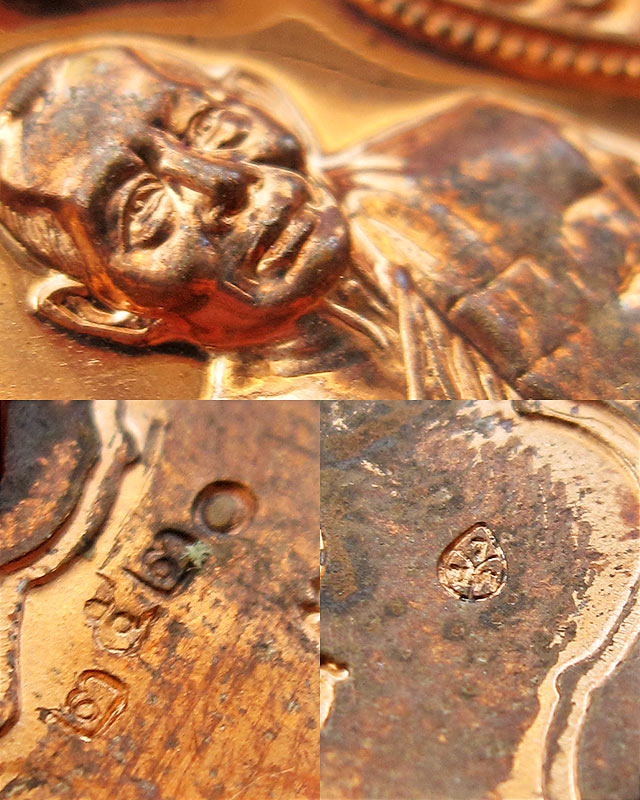 เหรียญเสมา 6 รอบ หลวงพ่อสาคร มนุญโญ วัดหนองกรับ จ.ระยอง เนื้อทองแดงผิวไฟ เลข ๒๕๒๐ กล่องเดิม