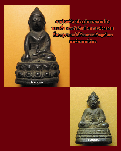 เหรียญเม็ดยามหาสมปรารถนา หลวงปู่หมุน ฐิตสีโล ได้รับมอบจาการบูชาพระกริ่งพระชัยวัฒน์ รุ่นมหาสมปรารถนา