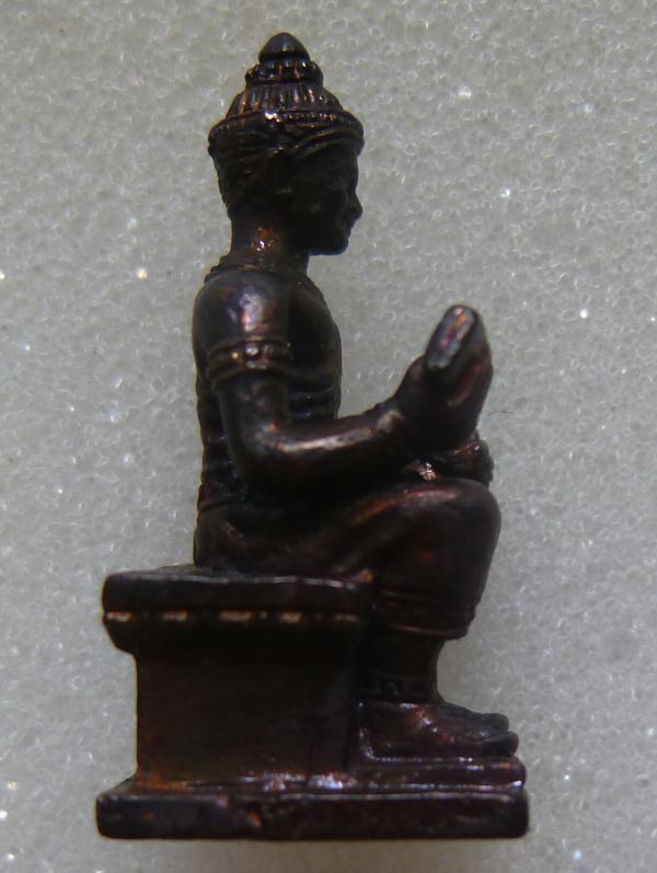 พระกริ่งพ่อขุนรามคำแหงมหาราช ปี 2530 เนื้อนวะโลหะ กล่องเดิม