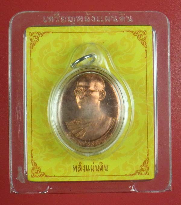 เหรียญทรงผนวชพลังแผ่นดิน ปี 2554