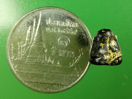 พระปิดตาอุดกริ่ง เนื้อผงใบลาน ปิดทอง องค์จิ๋ว