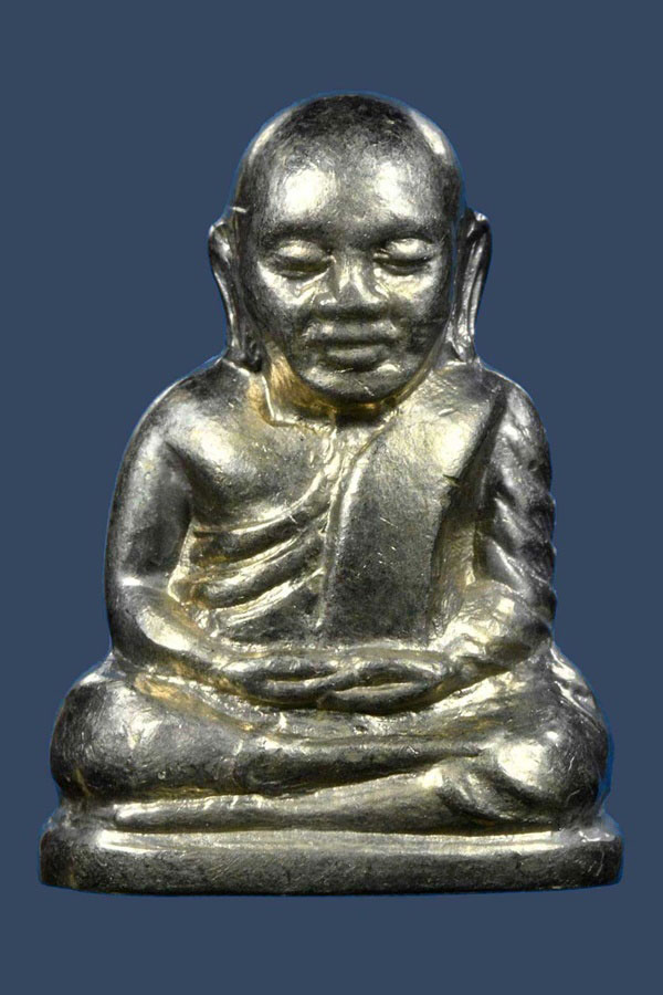 ปี 2515 พระปั๊มรูปเหมือนอุดกริ่ง หลวงพ่อเงิน วัดบางคลาน เนื้ออัลปาก้า พิมพ์คอแอล