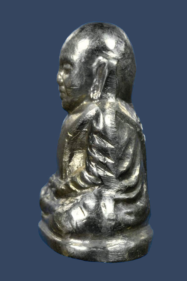 ปี 2515 พระปั๊มรูปเหมือนอุดกริ่ง หลวงพ่อเงิน วัดบางคลาน เนื้ออัลปาก้า พิมพ์คอแอล