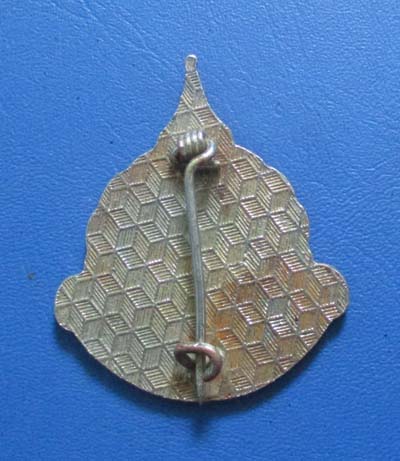 เข็มกลัดสมเด็จพระพุทธยอดฟ้าจุฬาโลกมหาราช   กะไหล่ทอง