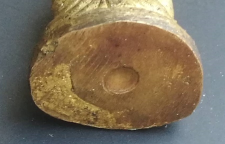 รูปหล่อหลวงพ่อเงิน รุ่น ช้างคู่ วัดท้ายน้ำ ปี พ.ศ 2526 เนื้อทองเหลือง