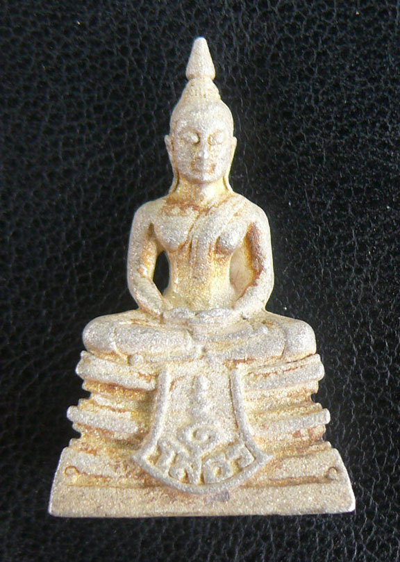 รูปหล่อหลวงพ่อโสธร 80 ปี กรมตำรวจ เนื้อเงินพ่นทราย