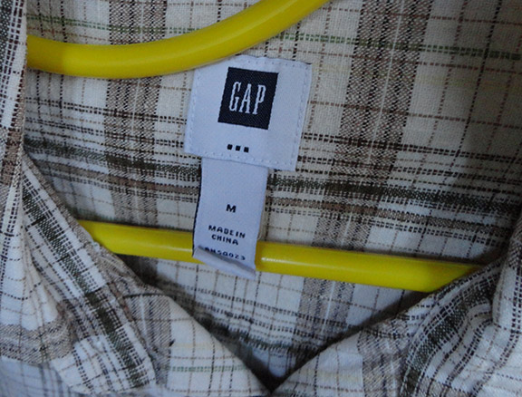 เสื้อแขนสั้น GAP ของแท้ ผ้า cotton รุ่นเดียวกัน ที่ช็อปหลายพัน