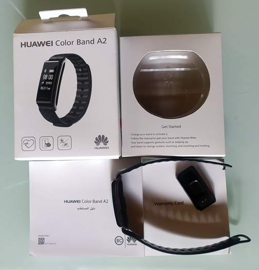 นาฬิกาสายรัดข้อมืออัจฉริยะเพื่อสุขภาพ Huawei Color Band A2