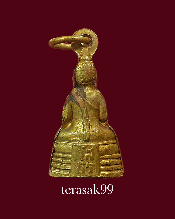 พระกริ่งหลวงพ่อโสธรปี2512 พิมพ์มีหู เนื้อทองเหลือง ราคาเบาๆ องค์ที่2