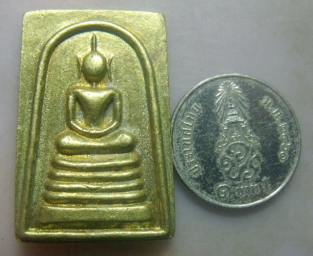 **วัดใจ**พระสมเด็จหล่อ พิมพ์ ๕ ชั้น หลังตราเสาชิงช้า วัดสุทัศน์ฯ**สวยๆ