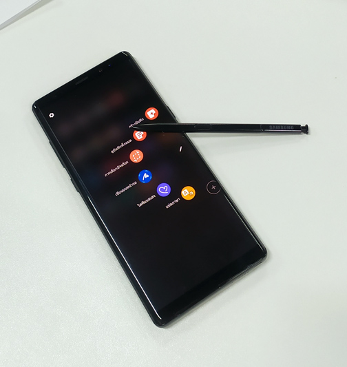 Samsung NOTE8 ของแท้ สีดำ สภาพสวยเทพ 64GB เครื่องศูนย์ พร้อมแถมเคส