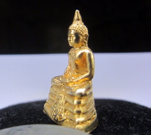 พระกริ่งหลวงพ่อโสธร ชุบทองพิมพ์เล็ก ปี 35